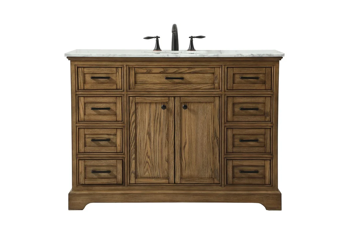 Americana 48" Single Bathroom Vanity in Driftwood