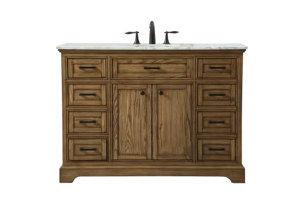 Americana 48" Single Bathroom Vanity in Driftwood