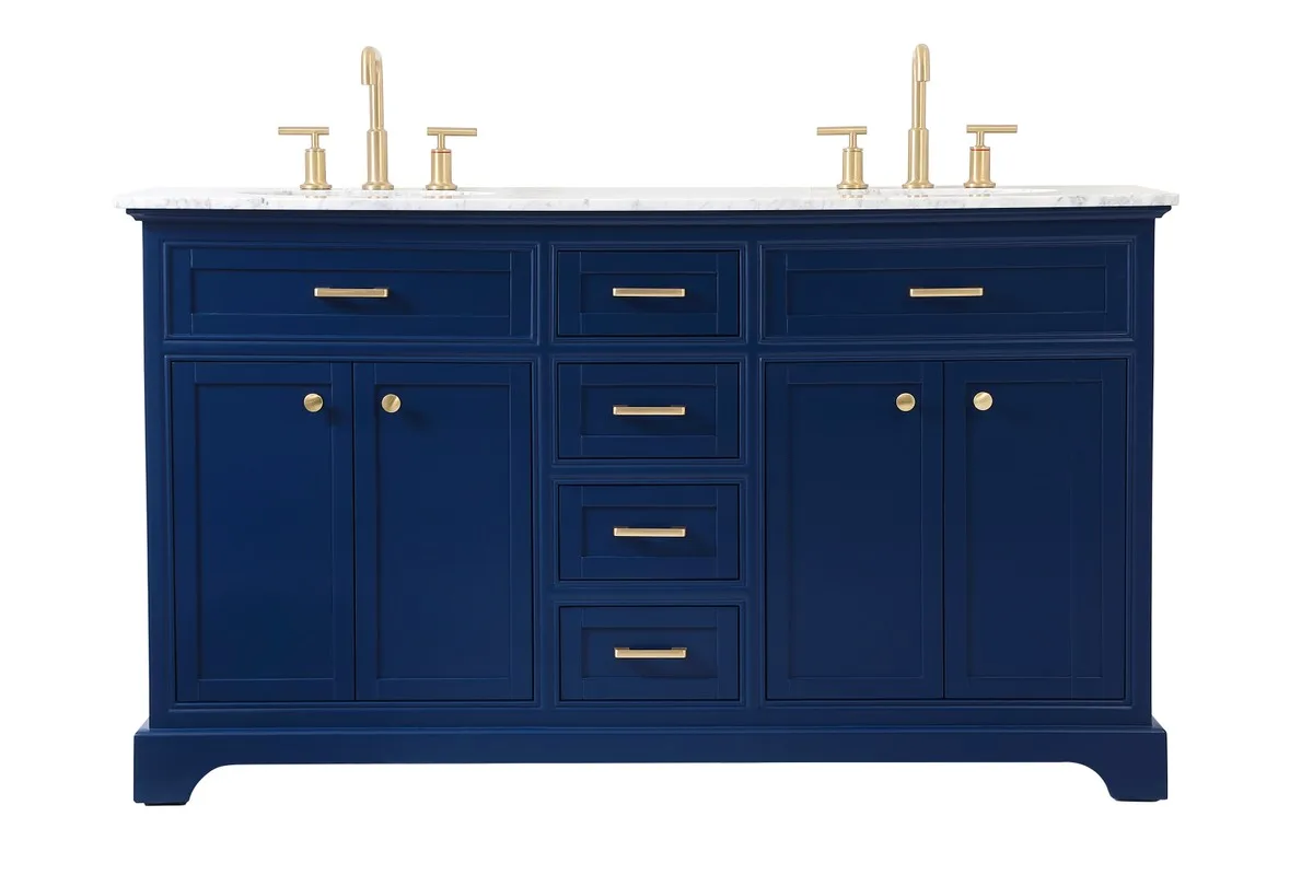 Americana Bathroom Vanity Set in Blue