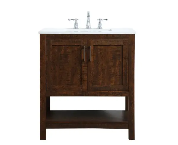 Aubrey 30" Single Bathroom Vanity in Espresso