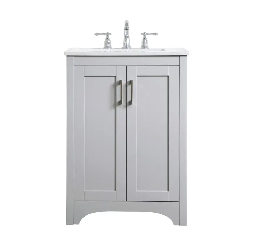Moore 24" Single Bathroom Vanity in Grey