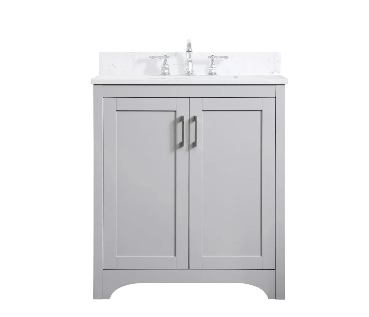 Moore Bathroom Vanity Set in Grey