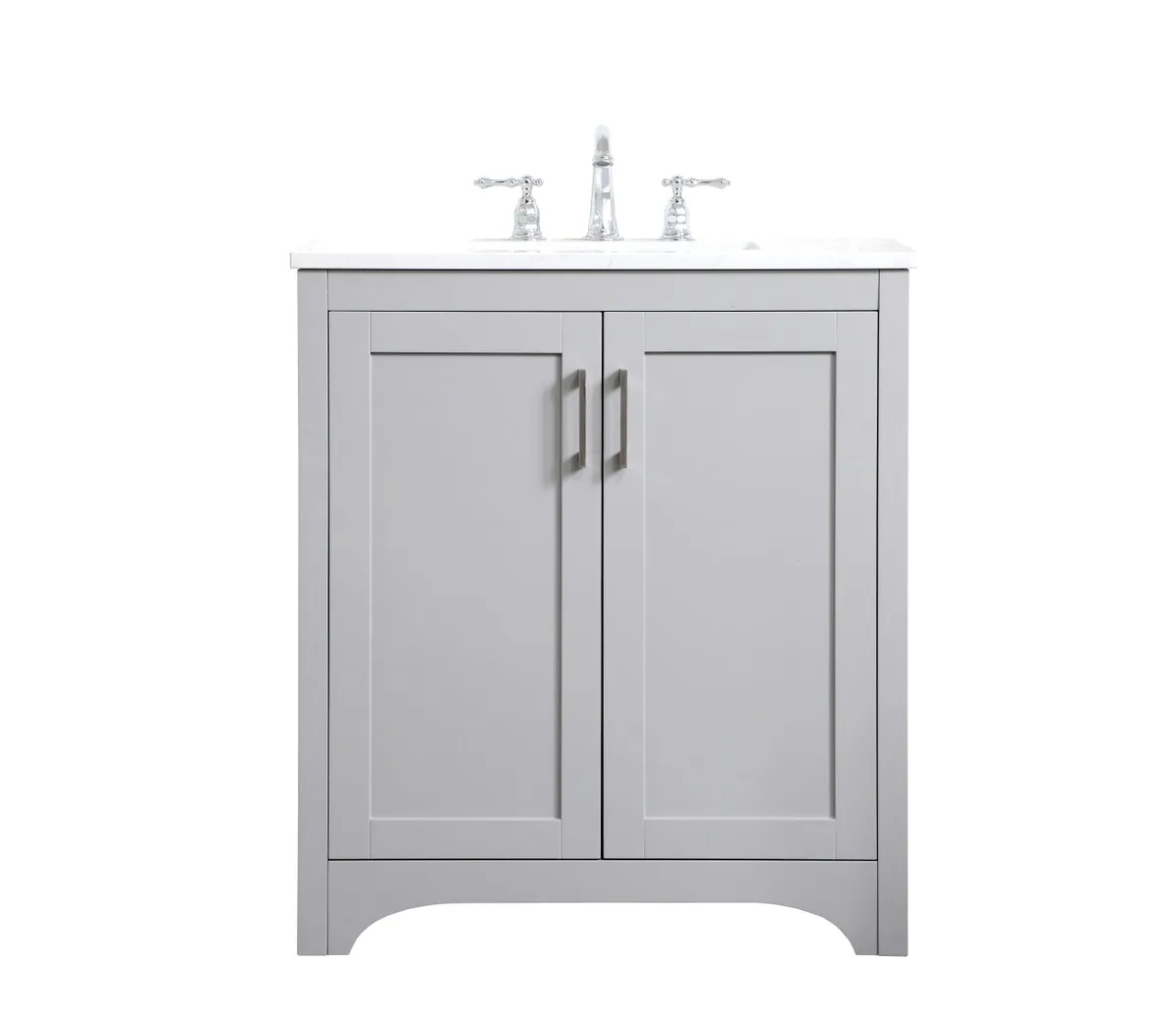 Moore 30" Single Bathroom Vanity in Grey