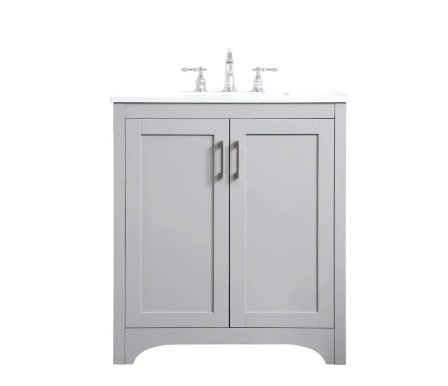 Moore 30" Single Bathroom Vanity in Grey