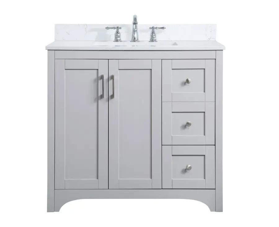 Moore 36" Bathroom Vanity in Grey