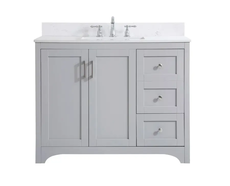 Moore 42" Bathroom Vanity in Grey