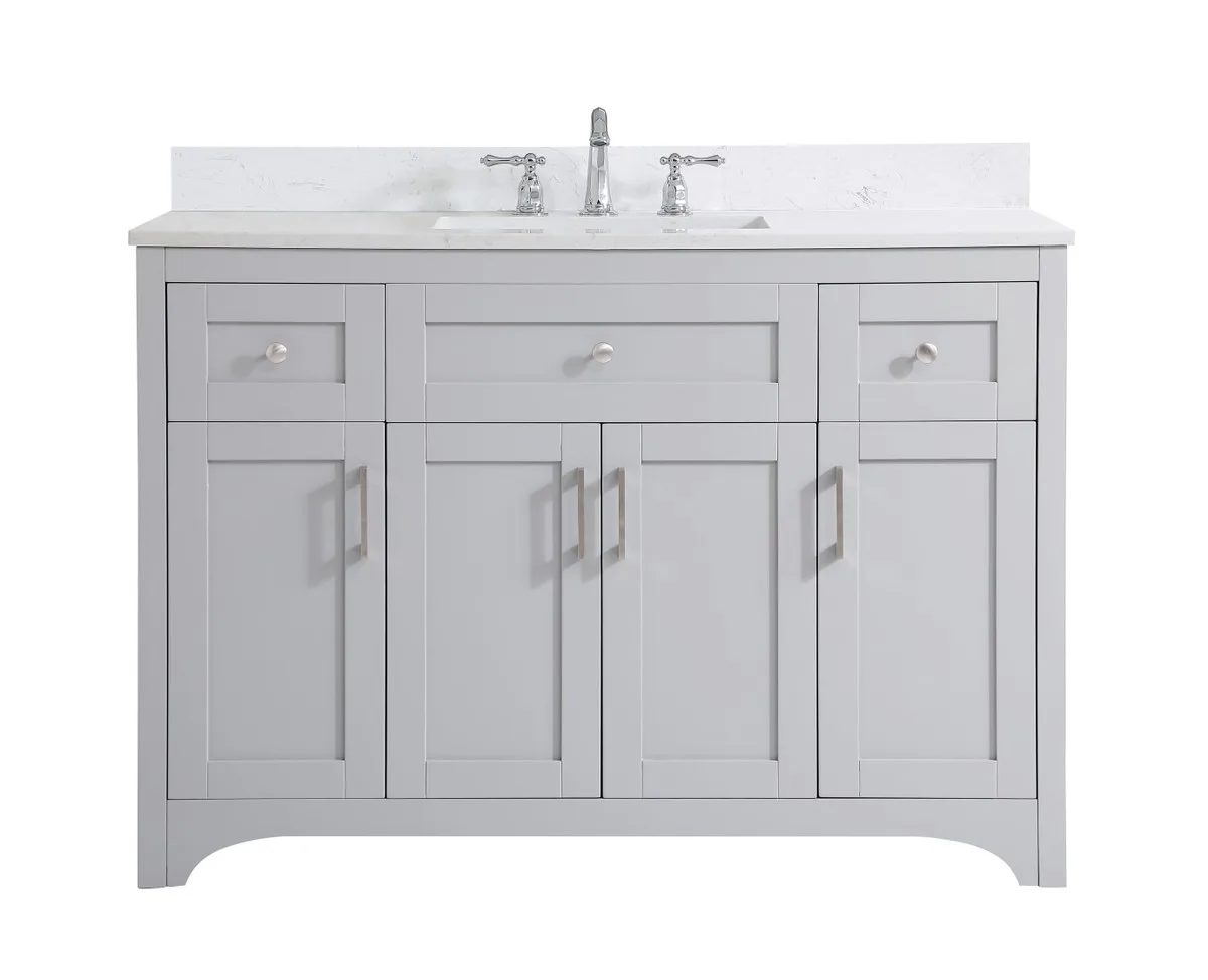 Moore Bathroom Vanity Set in Grey