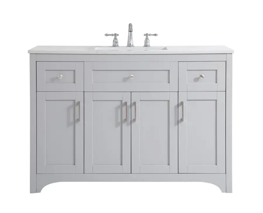 Moore 48" Single Bathroom Vanity in Grey