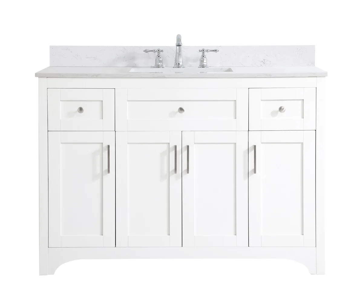 Moore Bathroom Vanity Set in White