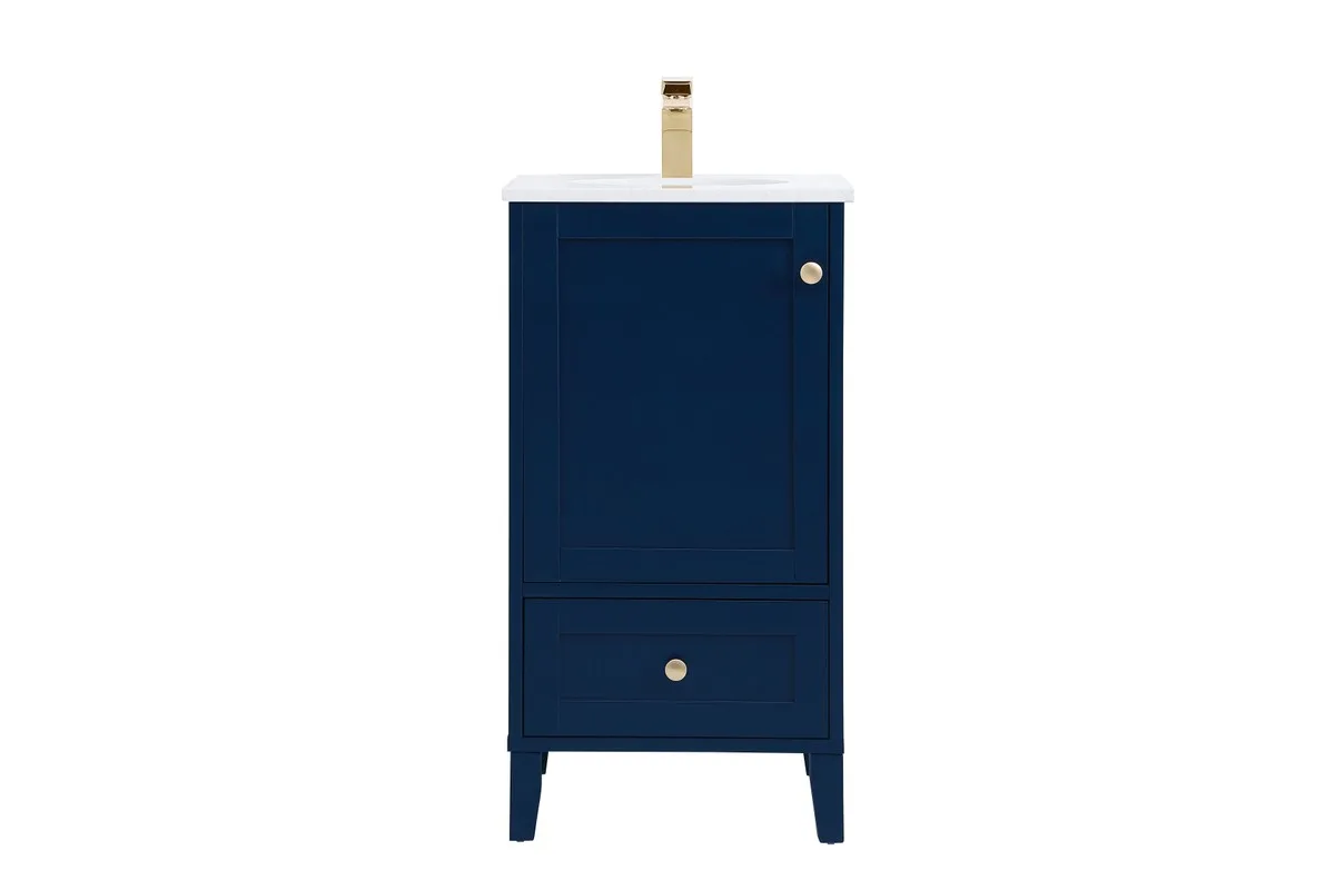 Sommerville 18" Single Bathroom Vanity in Blue