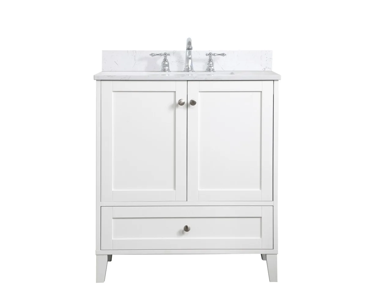 Sommerville 30" Bathroom Vanity in White