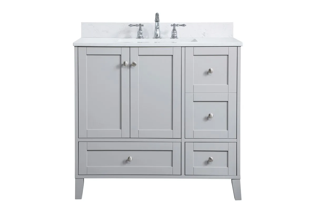 sommerville Bathroom Vanity Set in Grey