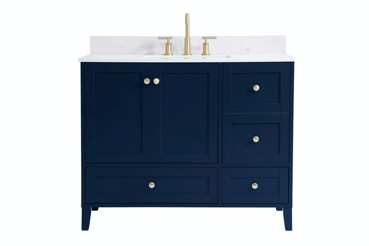 Sommerville Bathroom Vanity Set in Blue