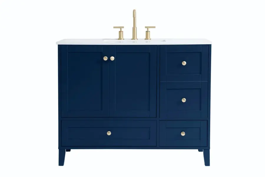 Sommerville 42" Single Bathroom Vanity in Blue