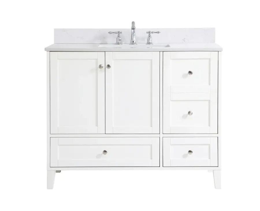 Sommerville 42" Bathroom Vanity Set in White