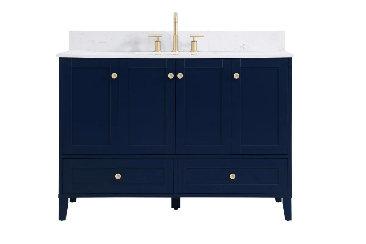 Sommerville Bathroom Vanity Set in Blue