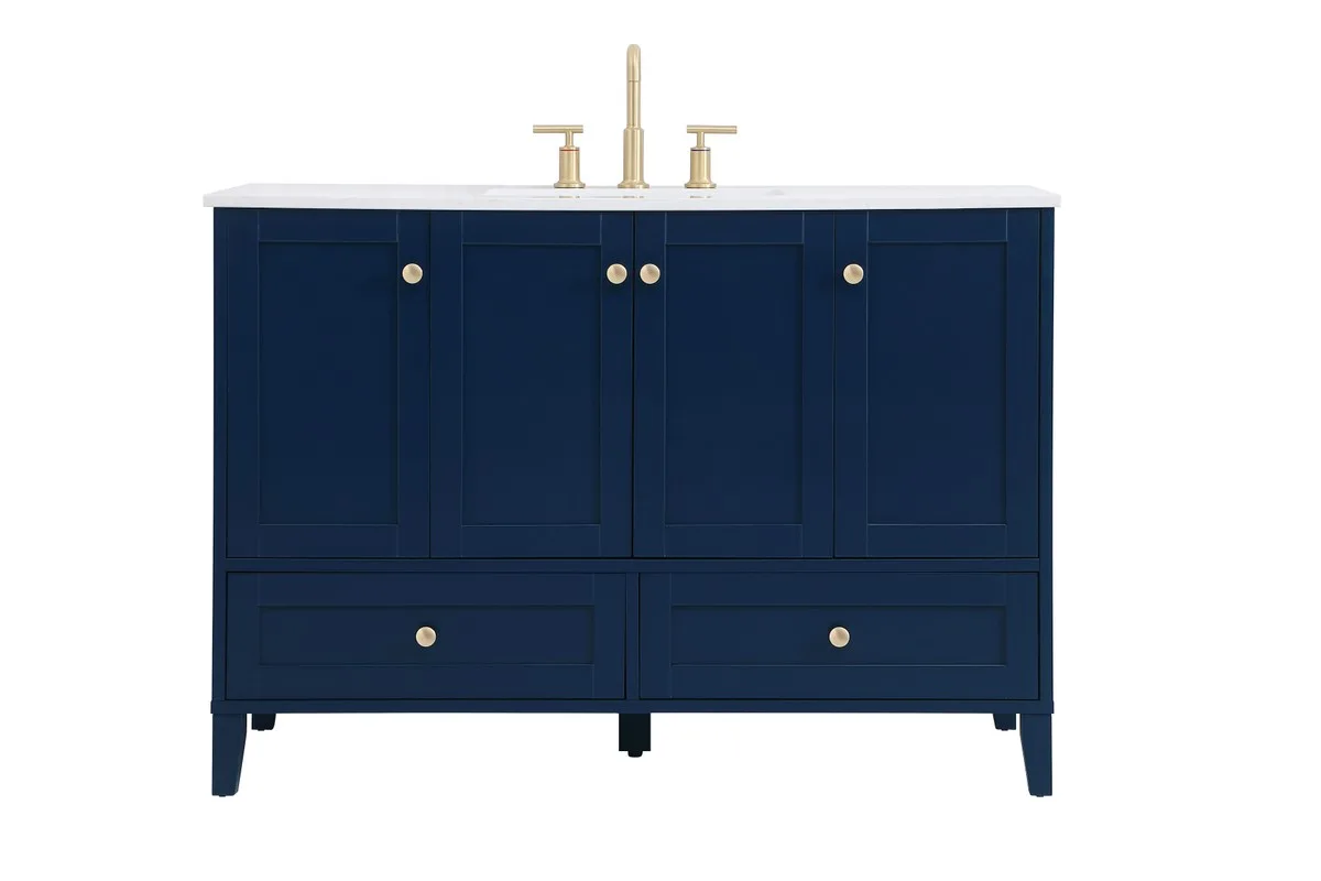 Sommerville Single Bathroom Vanity in Blue