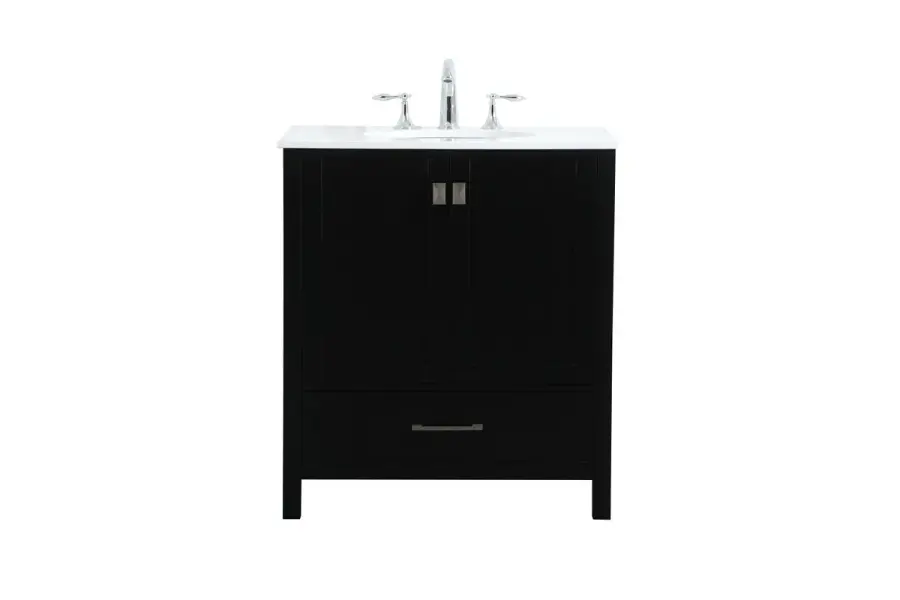 Irene 30" Vanity Sink Set in Black