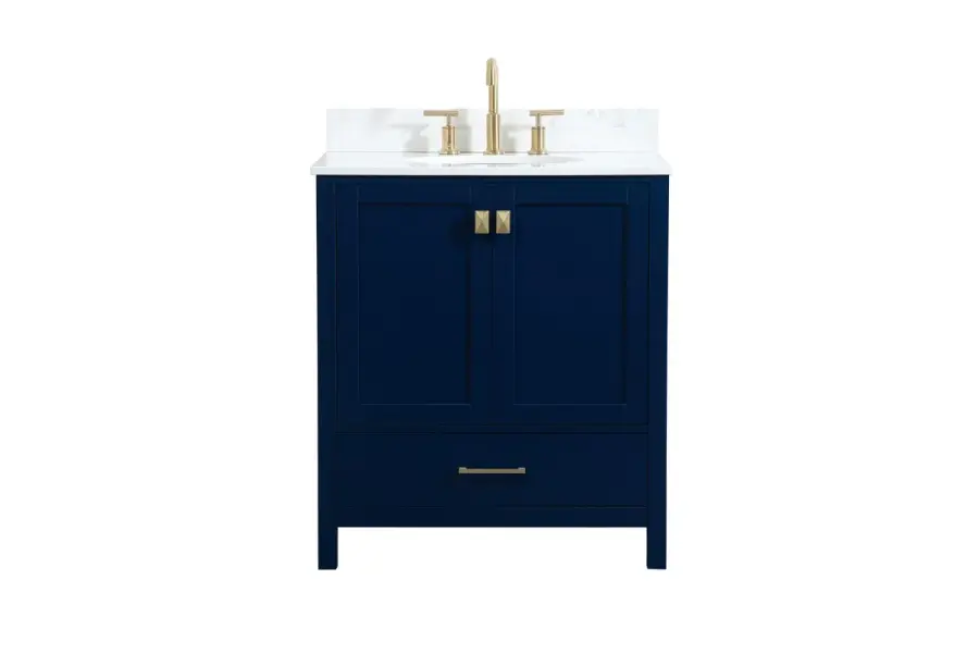 Irene 30" Blue Vanity Sink Set