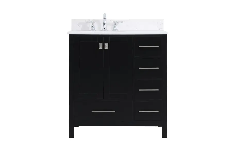 Irene 32" Bathroom Vanity in Black