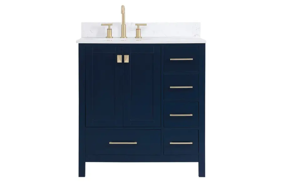 Irene 32" Bathroom Vanity Set in Blue