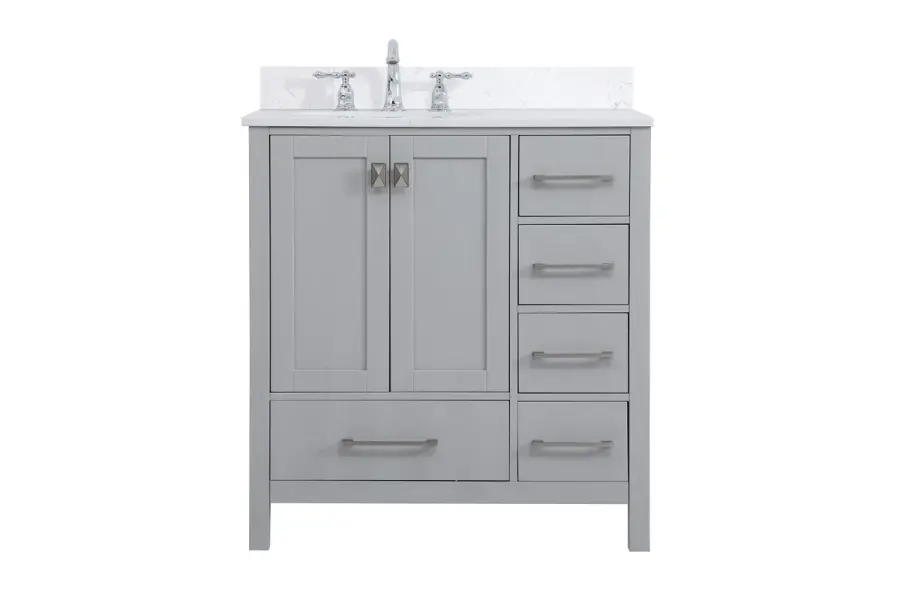 Irene 32" Bathroom Vanity Set in Gray