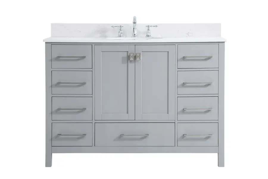 Irene 48" Bathroom Vanity Set in Gray