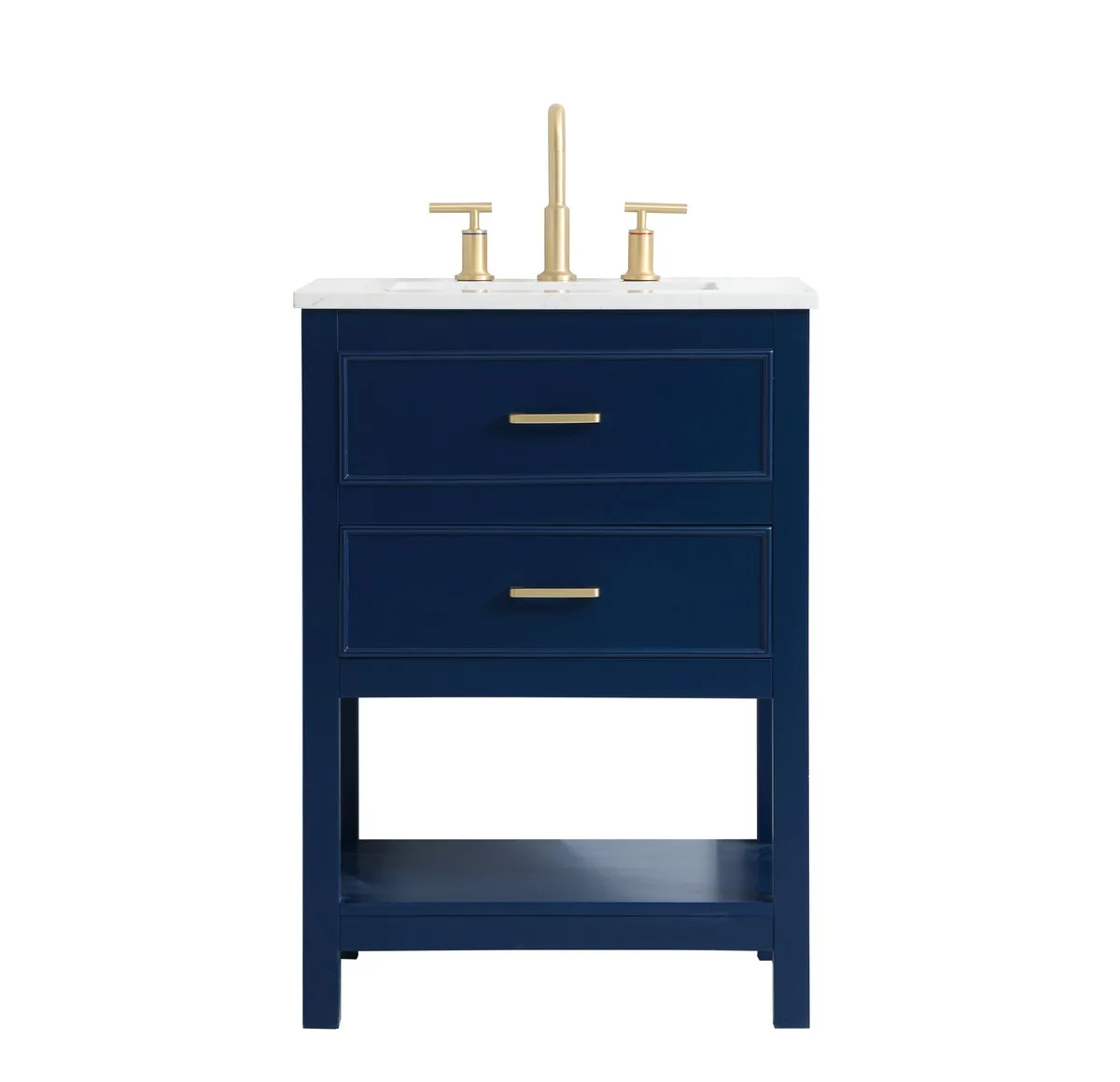 Sinclaire 24" Single Bathroom Vanity in Blue