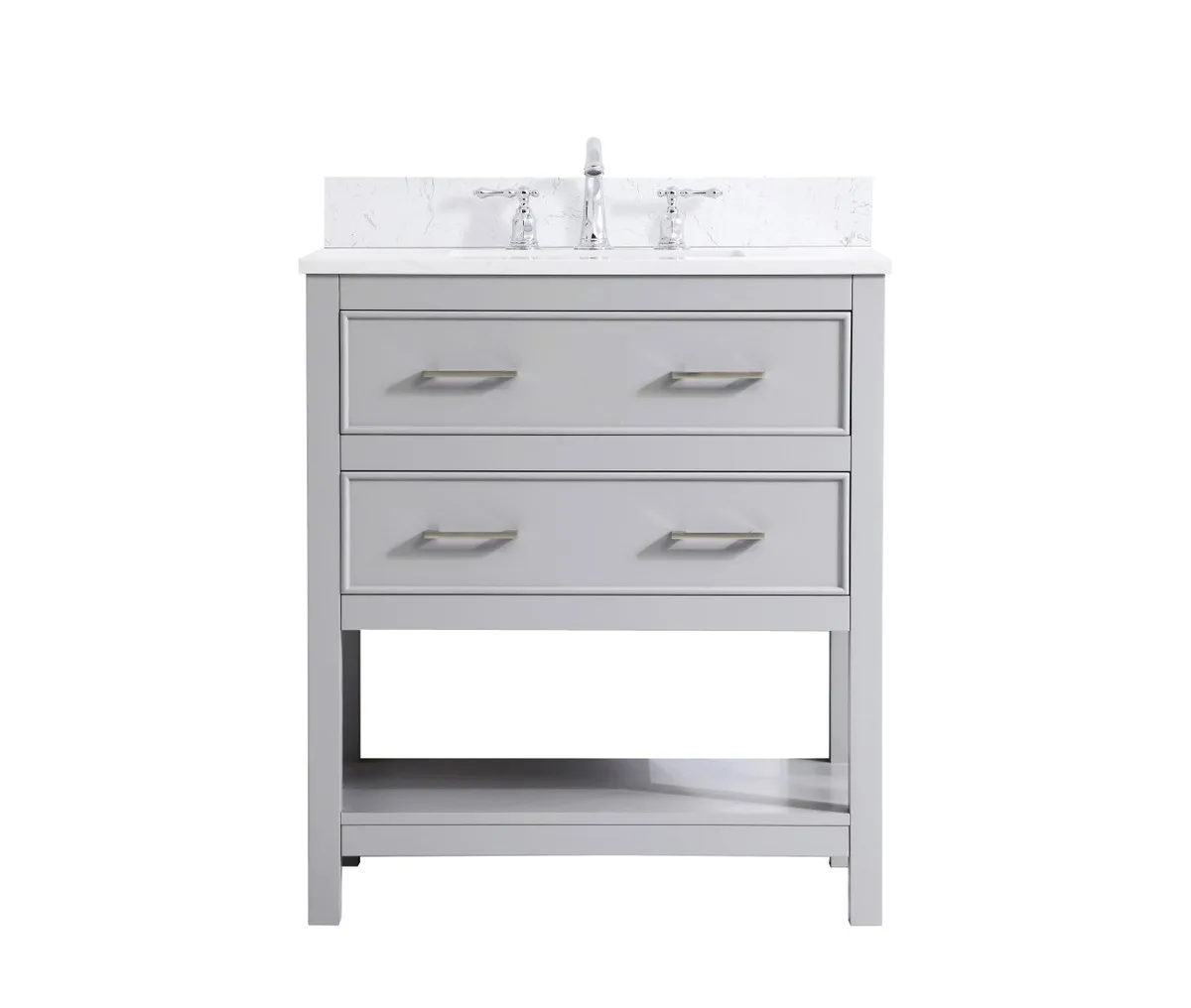 Sinclaire 30" Bathroom Vanity in Grey