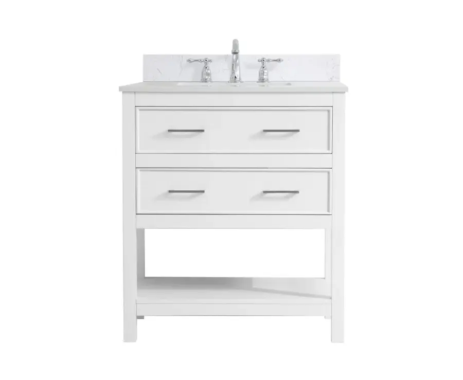 Sinclaire 30" Bathroom Vanity Set in White