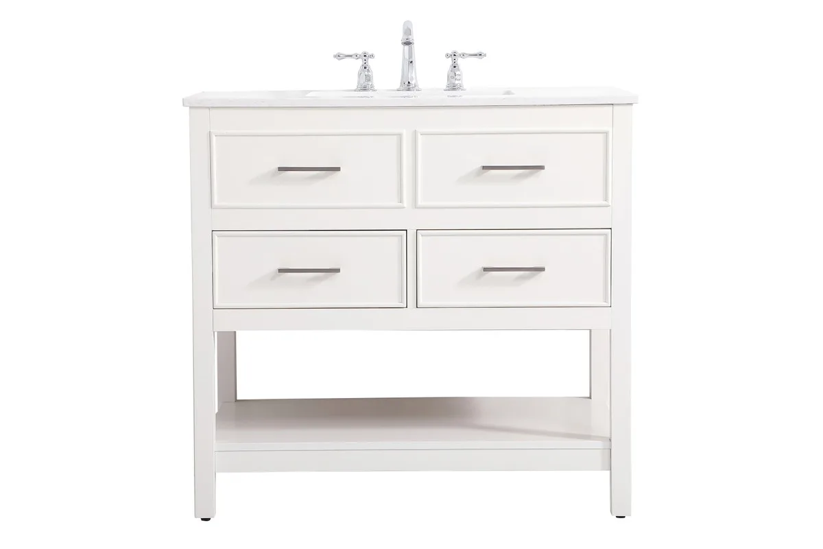Sinclaire 36" Bathroom Vanity in White