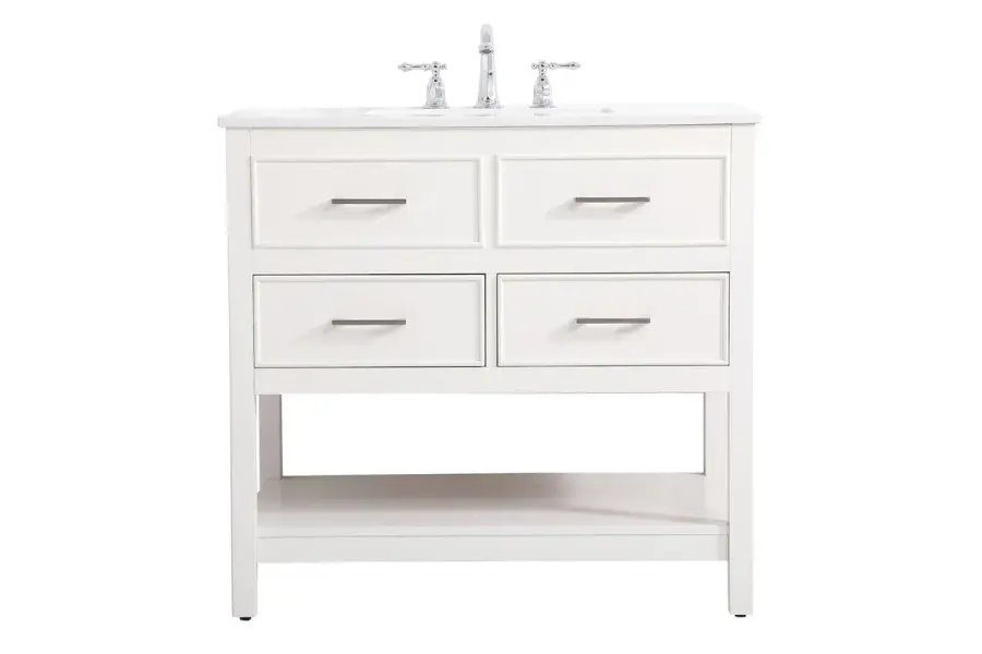 Sinclaire 36" Bathroom Vanity in White