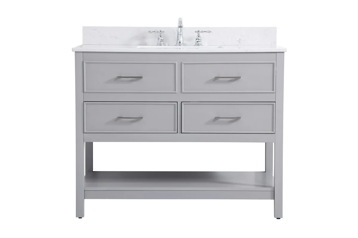 Sinclaire Vanity Sink Set in gray