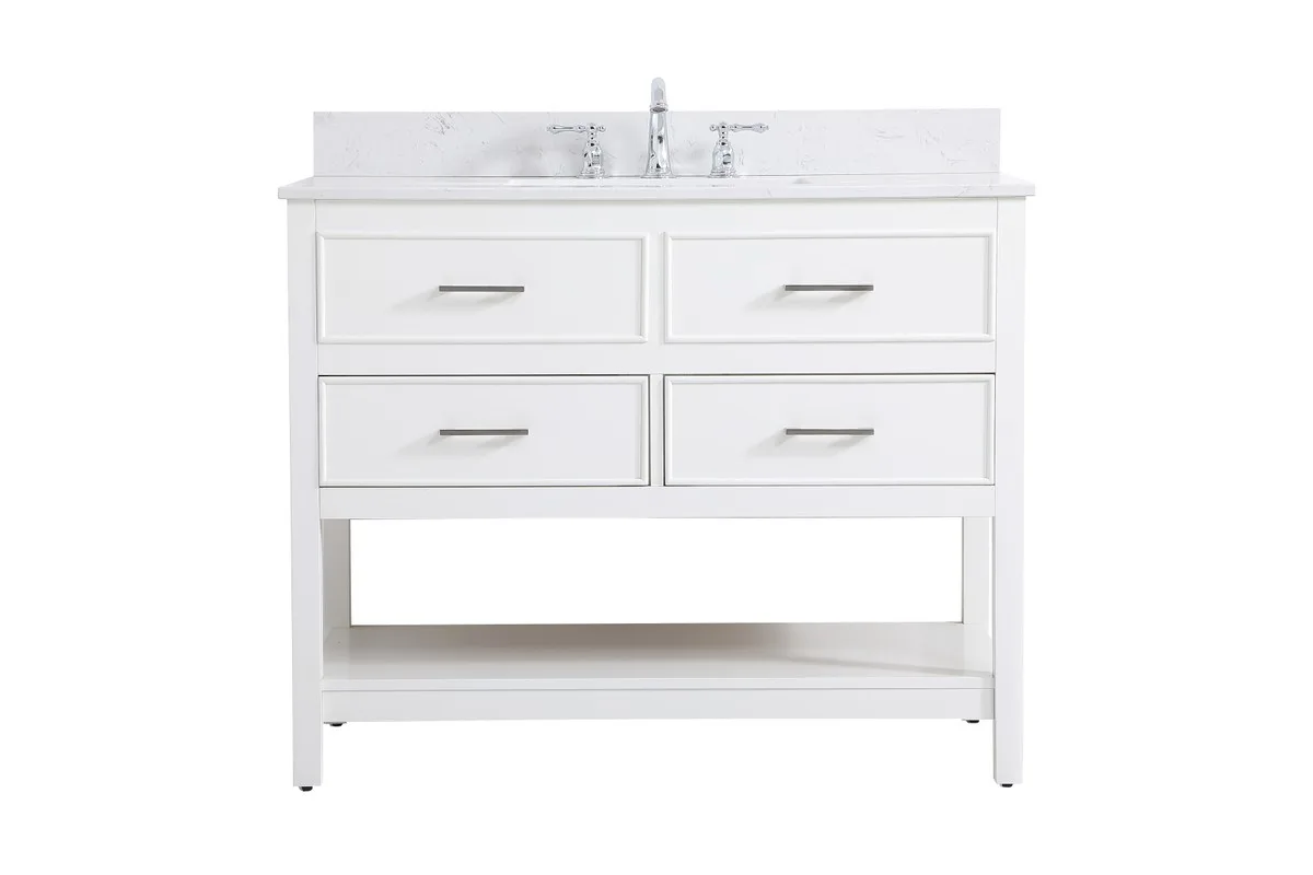 Sinclaire Vanity Sink Set in white