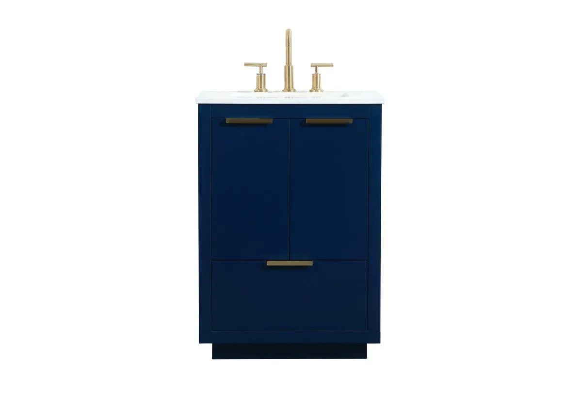 Blake 24" Vanity Sink Set in Blue
