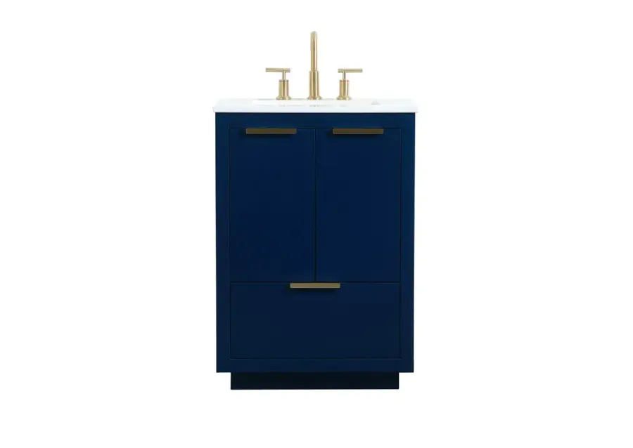 Blake 24" Vanity Sink Set in Blue