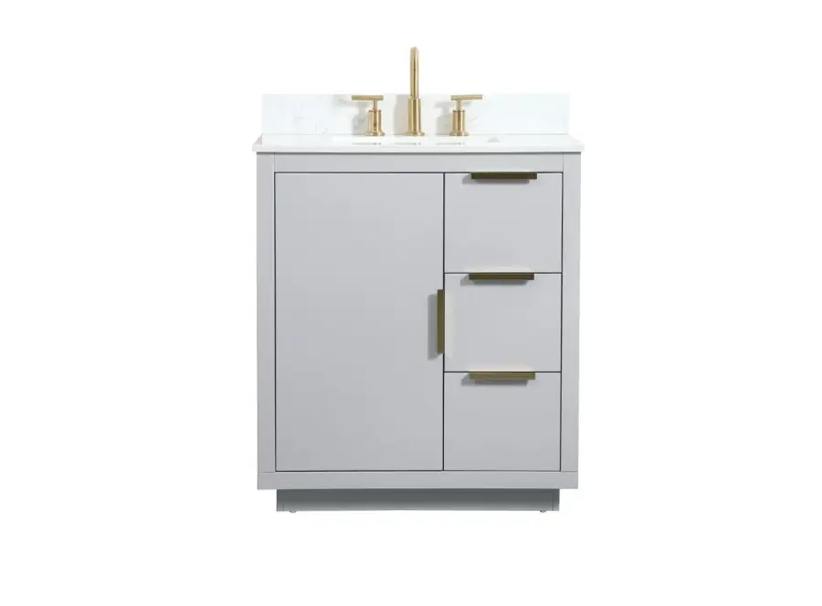 Blake 30" Vanity Sink Set in Grey