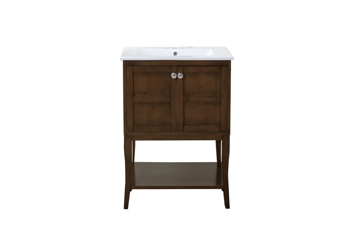 Mason 24" Vanity Cabinet in Antique Coffee