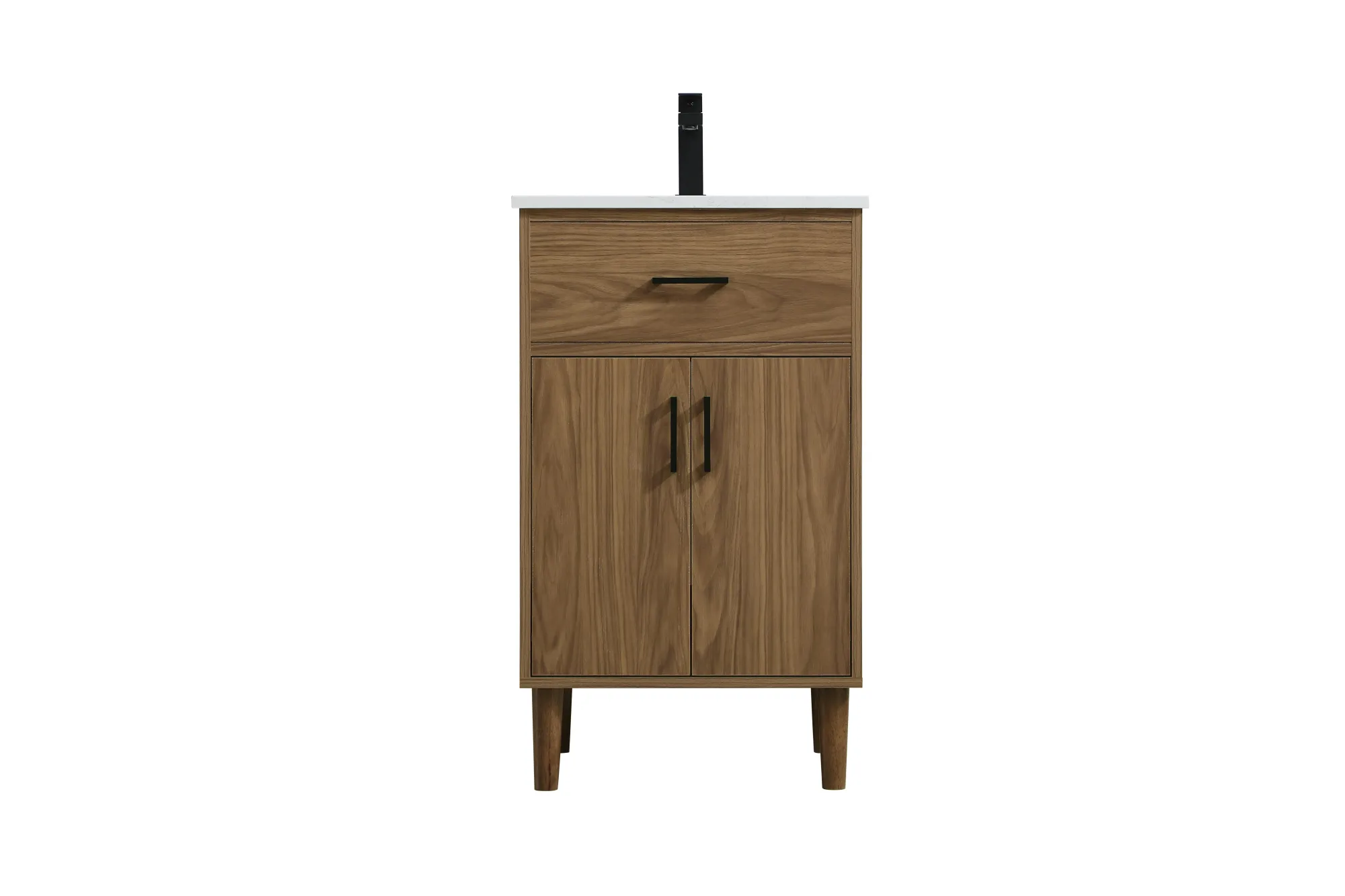 Chandler Bathroom Vanity in Walnut Brown
