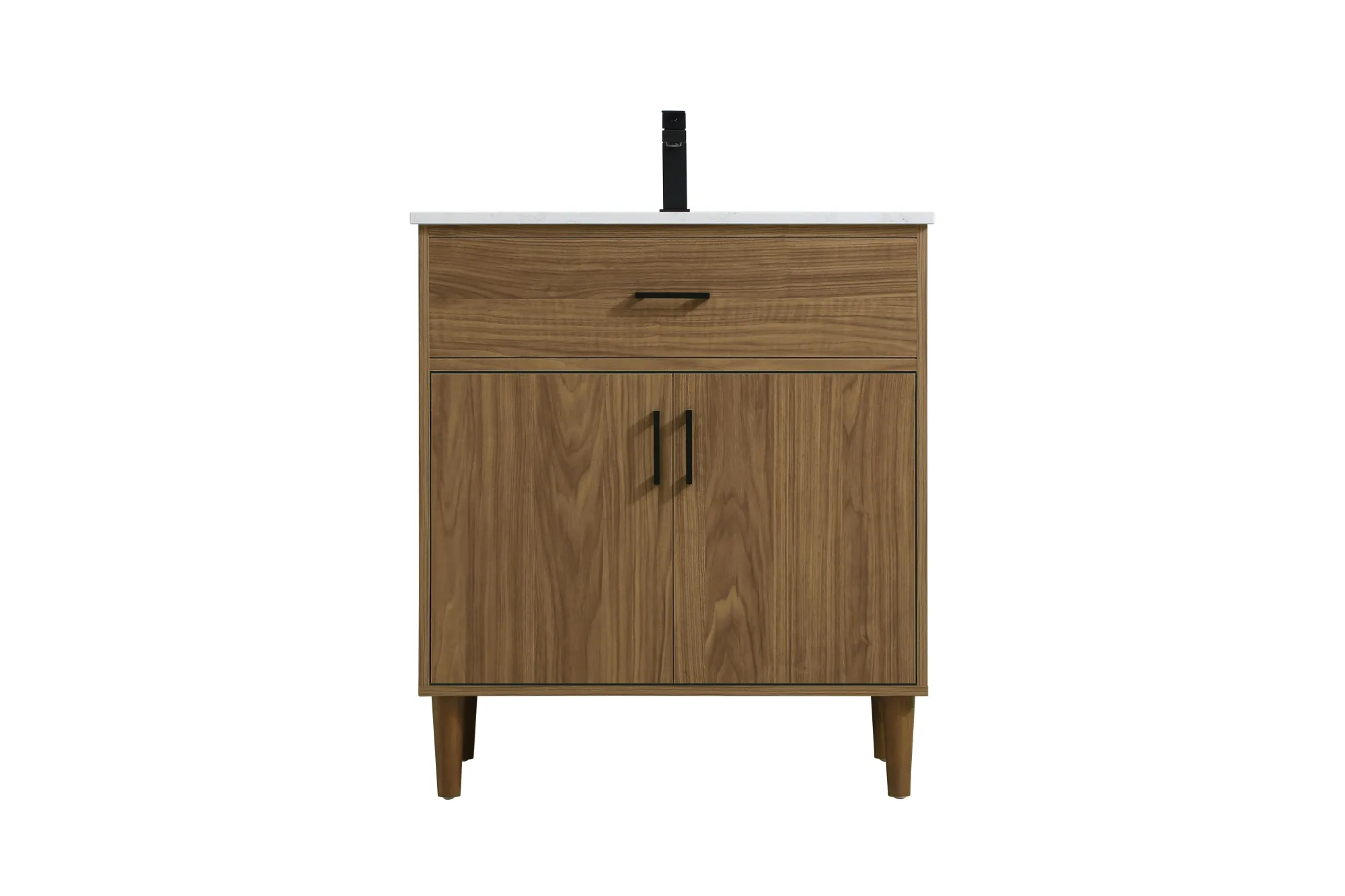 Chandler Bathroom Vanity in Walnut Brown