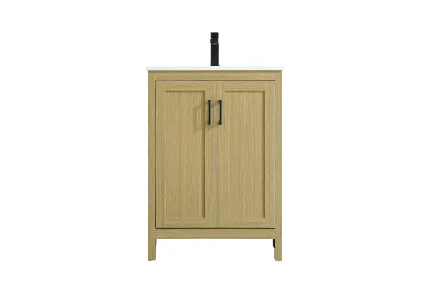 Dimensions
Length: 24"
Width: 19"
Height: 34"
Counter Top Length: 24"
Counter Top Width: 19"
Counter Top Height: 0.71"
Sink Width: 15.35"
Sink Depth: 10.24"
Sink Height: 8.25"
Sink Drain Hole Size: 1.77"
Faucet Hole Spacing: 1 Hole"
Specifications
Assembly Required: No
Counter Top Edge Style: Straight
Counter Top Finish: Marble white
Distressed Finish: No
Drain Assembly Included: NO
Faucet Included: NO
Faucet Type: Widespread
Finish (Color): Honey Brown
Vanity Material: MDF
Hardware Finish: Matte Black
Harware Material: Aluminum alloy
Number of Faucet Holes: 1
Number of Sinks: 1
Product Shape: Rectangle
Product Type: Bathroom Vanities
Product Warranty: 1 year limited
Sink Mounting Type: Undermount
Vanity Backsplash: NO
Vanity Mounting Type: Free-Standing
96
Wire Included: No
Wood Type: Rubberwood
Shipment type: Oversized Ground
US Shipping Cost: $142.00
Drawers
Drawers Included: NO
False Drawers: NO
Shelves
Number of Shelves: 1
Shelf Width: 22.05
Cabinets
Number of Cabinets: 1
Cabinet Interior Width: 22.05
Cabinet Interior Depth: 17.83
Cabinet Interior Height: 27.83
