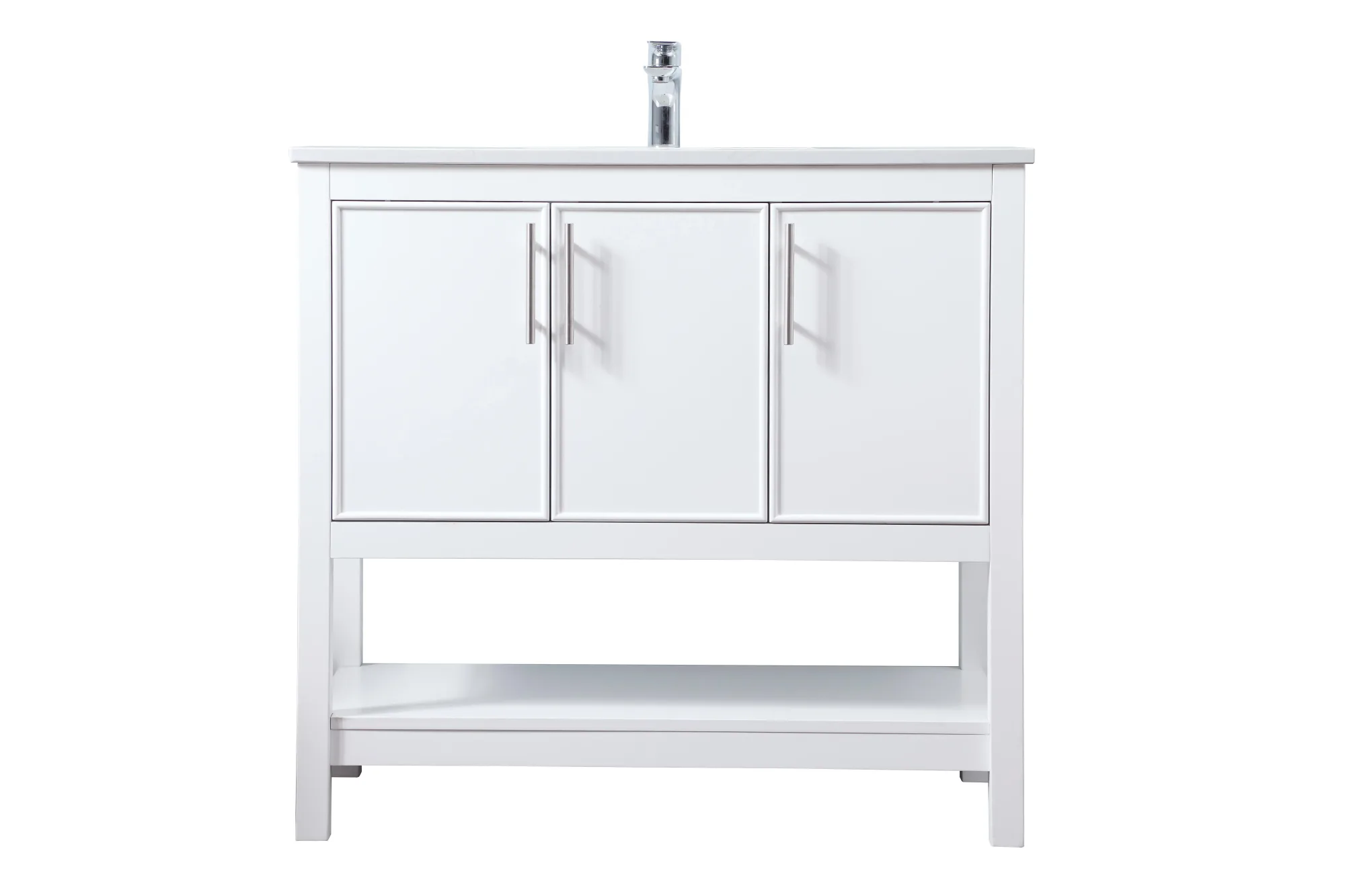 Everett 36" Single Bathroom Vanity in White