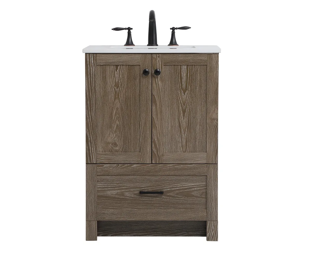 Soma Single Bathroom Vanity in weathered oak