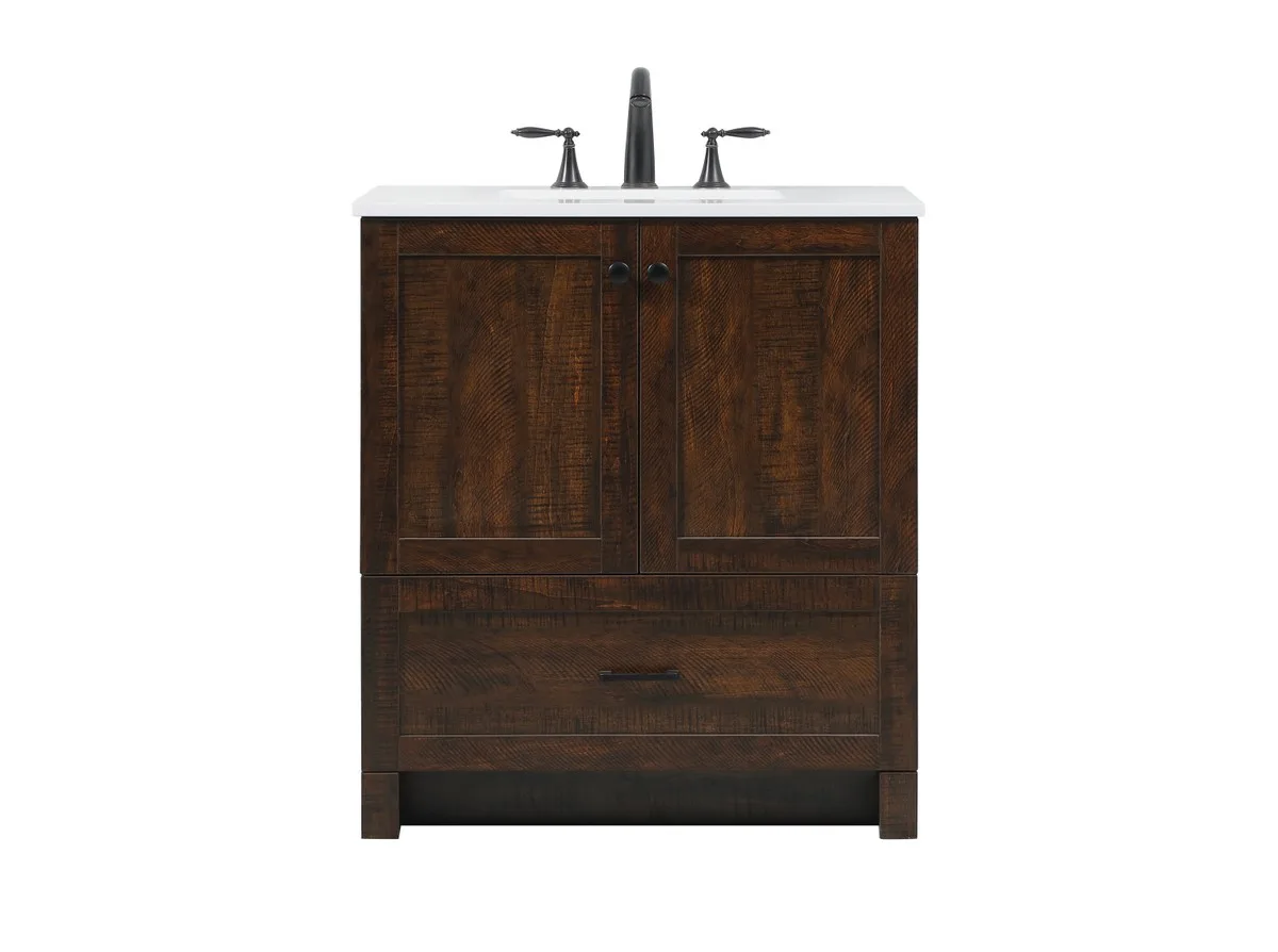 Soma Single Bathroom Vanity in expresso