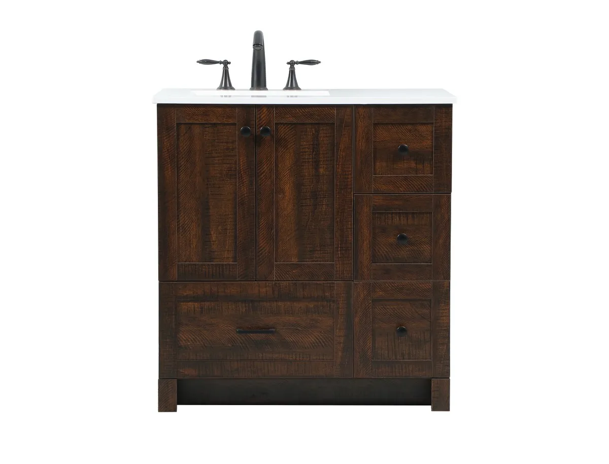 Soma Single Bathroom Vanity in expresso