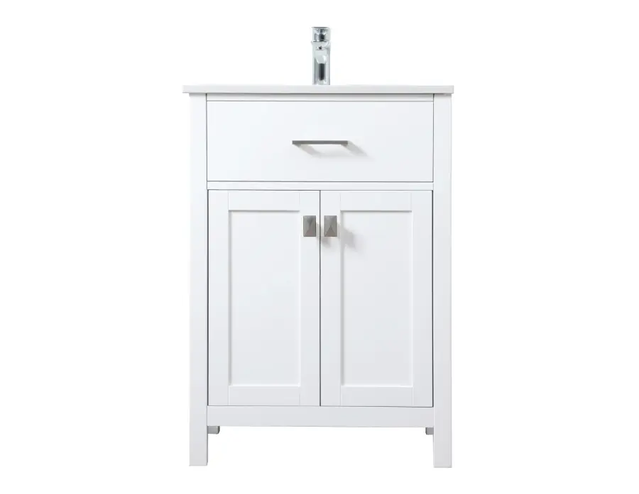 Harrison 24" Single Bathroom Vanity in White - Image 1
