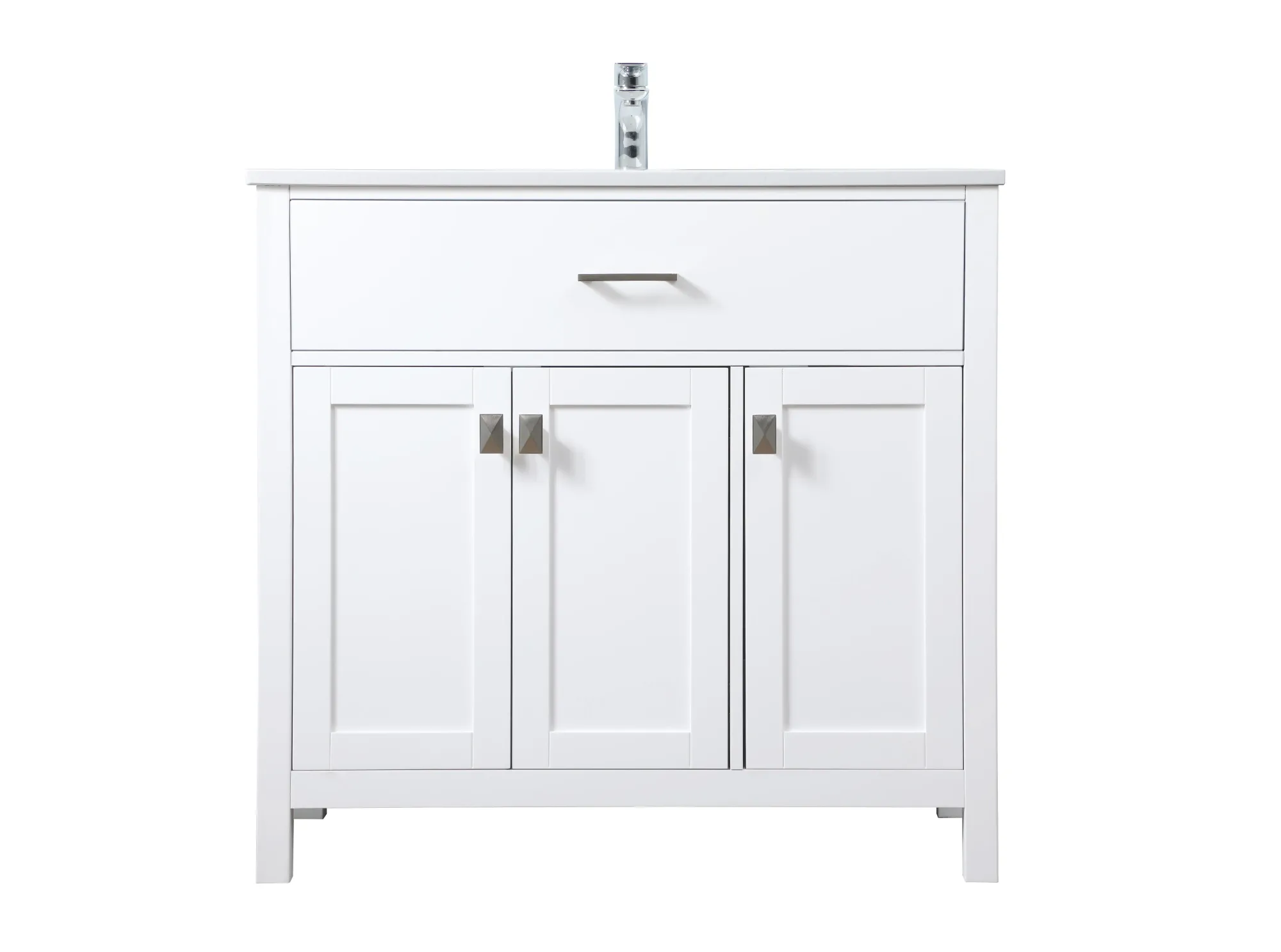 Harrison 36" Single Bathroom Vanity in White