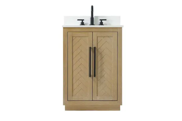 Dimensions
Length: 24"
Width: 19"
Height: 34"
Counter Top Length: 24"
Counter Top Width: 19"
Counter Top Height: 0.7"
Sink Width: 15.8"
Sink Depth: 10.9"
Sink Height: 8.25"
Sink Drain Hole Size: 1.77"
Faucet Hole Spacing: 8"3 Holes"
Specifications
Assembly Required: NO
Base Material: Solid wood and MDF
Counter Top Edge Style: Straight
Counter Top Finish: Marble white
Distressed Finish: YES
Drain Assembly Included: NO
Faucet Included: NO
Faucet Type: Widespread
Finish (Color): Linen Oak
Vanity Material: Solid Wood and MDF
Hardware Finish: Matte Black
Harware Material: Aluminum alloy
Number of Faucet Holes: 3
Number of Sinks: 1
Product Shape: Rectangle
Product Type: Bathroom Vanities
Product Warranty: 1 year limited
Sink Mounting Type: Undermount
Vanity Backsplash: NO
Vanity Mounting Type: Free-Standing
Weight: 78
Wire Included: No
Wood Type: Rubberwood
Shipment type: Oversized Ground
Drawers
Drawers Included: NO
Shelves
Number of Shelves: 1
Shelf Width: 19.7
Cabinets
Number of Cabinets: 1
Cabinet Interior Width: 19.7
Cabinet Interior Depth: 18.6
Cabinet Interior Height: 29.1