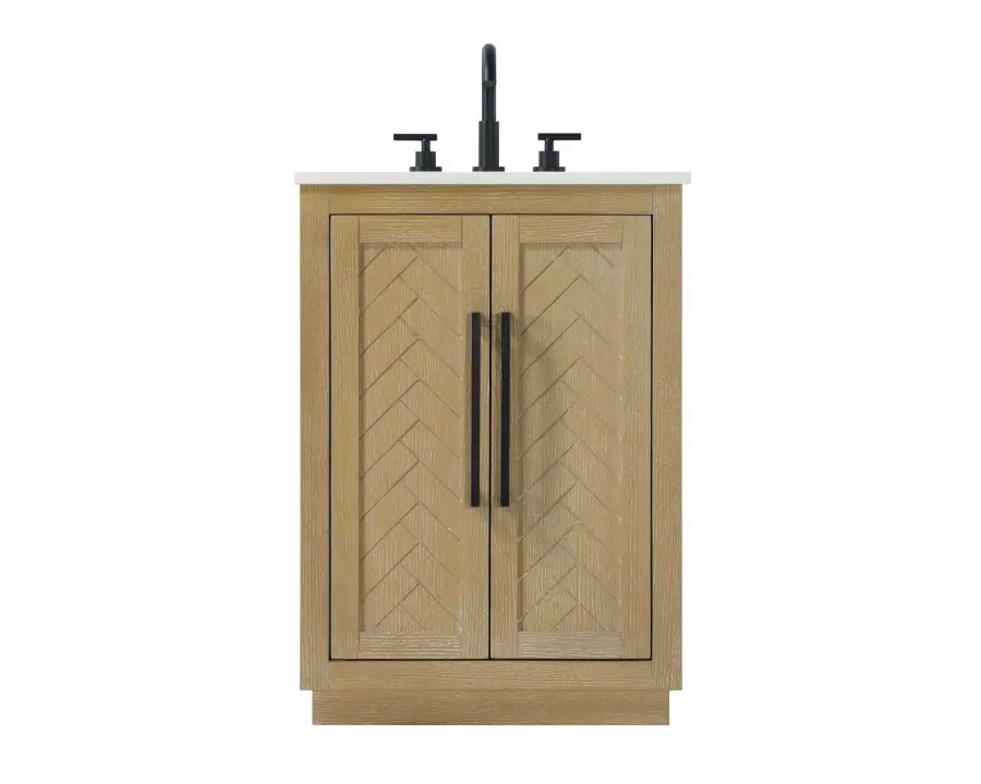 Chase 24" Bathroom Vanity in Linen Oak - Image 1