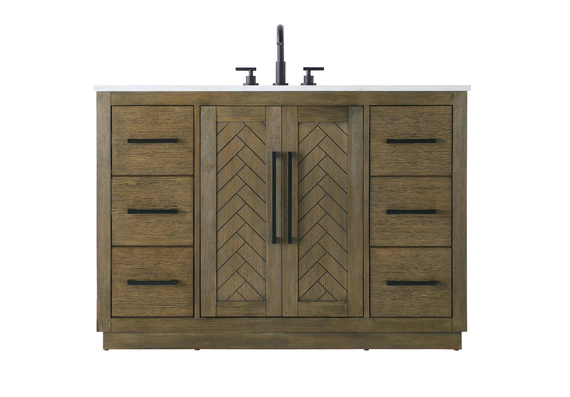 Chase 48" Bathroom Vanity in Hazel Oak